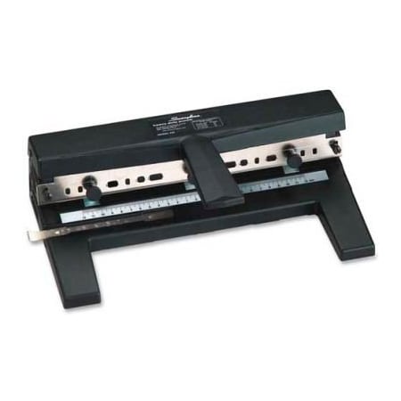 Swingline Swingline Heavy Duty Punch, 2 - 7 Holes, Adjustable Centers, A4 Compatible, 40 Sheets, Black 74440